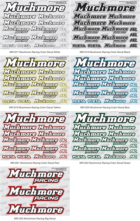Muchmore Racing Color Decal Blue