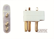 Multiplex 3-pin servo plugs, 5 st (MPX)