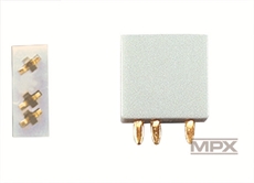Multiplex 3-pin socket 5 st (MPX)
