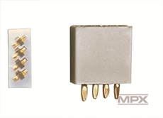 Multiplex 4-pin socket, 5 st (MPX)   