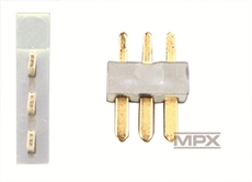 Multiplex Flat plug 3pin/5 st (MP)