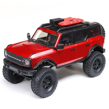 Axial 1/24 SCX24 2021 Ford Bronco 4WD Truck Brushed RTR Röd