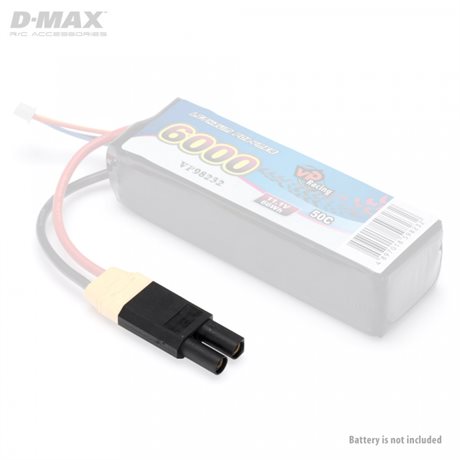 Dynomax Kontakt Adapter XT90 (hane) - EC5 (hona)