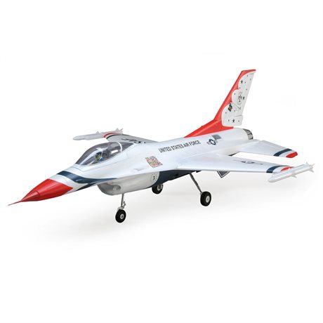 E-flite F-16 70mm EDF BNF Basic w/AS3X and Safe Select
