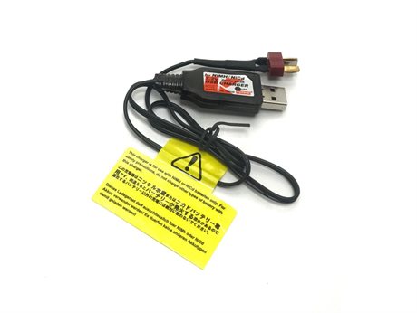 Kyosho USB-laddare med T-kontakt/deans för NiMh-batterier