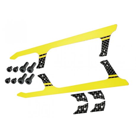 Blade 230 Low Profile Carbon Fiber Landing Skids U Style Yellow