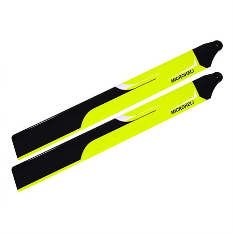 Microheli Blade Infusion 180 Carbon Plastic Main Blade 180mm Yellow