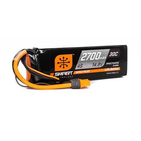 Spektrum 2700mAh 4S 14.8V Smart LiPo Battery 30C IC3
