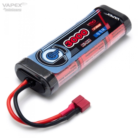 Vapex NiMH Batteri 7,2V 3000mAh T-kontakt