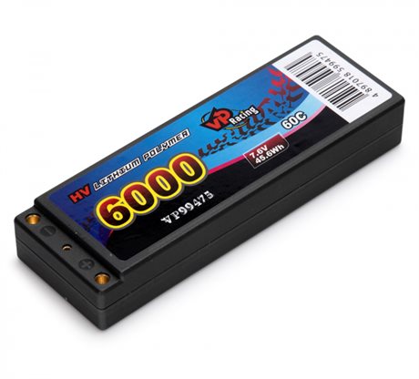 Vapex Li-Po Batteri 2S 7,6V 6000mAh 60C LCG EFRA2020