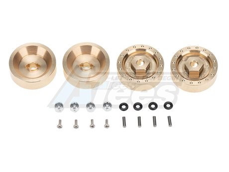 Hobby Details Axial SCX24 6mm Brass Wheel Counterweight 4pcs